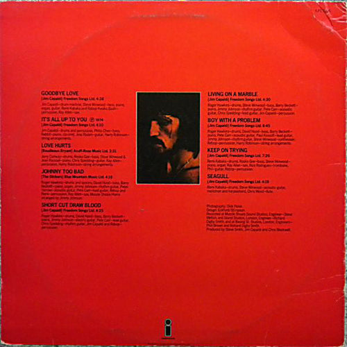 Capaldi, Jim - Short Cut Draw Blood (VG) (Vinyl LP)
