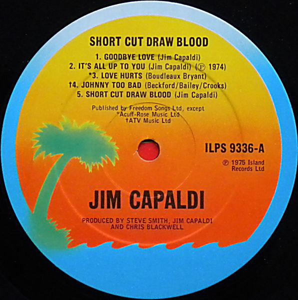 Capaldi, Jim - Short Cut Draw Blood (VG) (Vinyl LP)