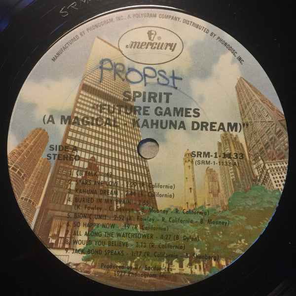 Spirit - Future Games (A Magical-Kahauna Dream) (VG) (Vinyl LP)
