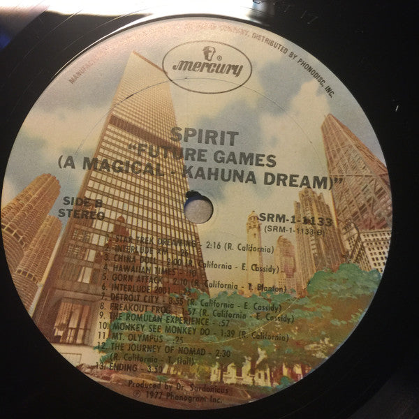 Spirit - Future Games (A Magical-Kahauna Dream) (VG) (Vinyl LP)