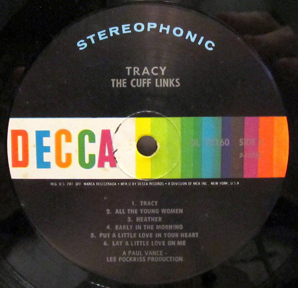 Cuff Links - Tracy (VG) (Vinyl LP)