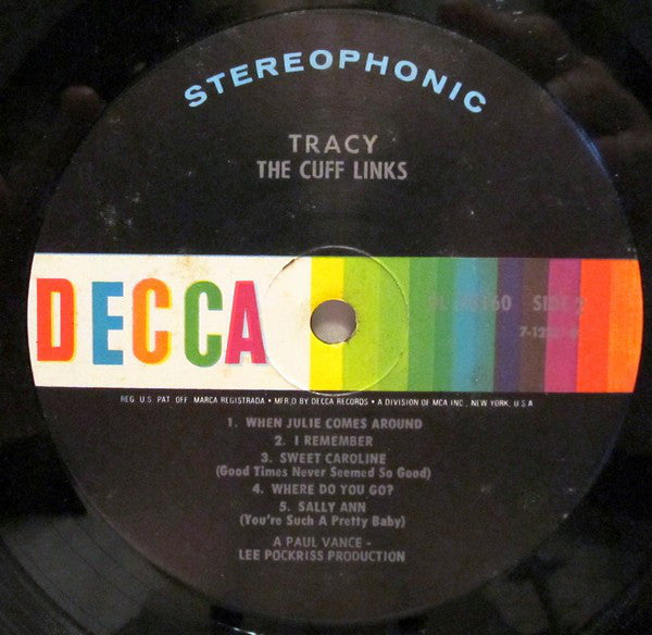 Cuff Links - Tracy (VG) (Vinyl LP)