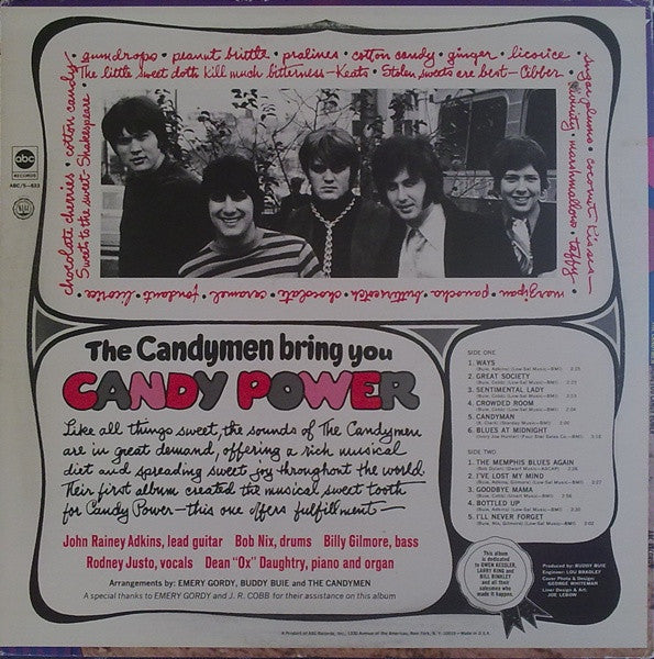 Candymen - The Candymen Bring You Candy Power (VG+) (Vinyl LP)