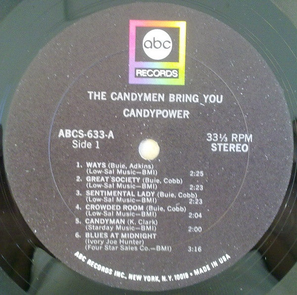 Candymen - The Candymen Bring You Candy Power (VG+) (Vinyl LP)