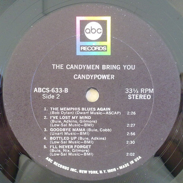 Candymen - The Candymen Bring You Candy Power (VG+) (Vinyl LP)