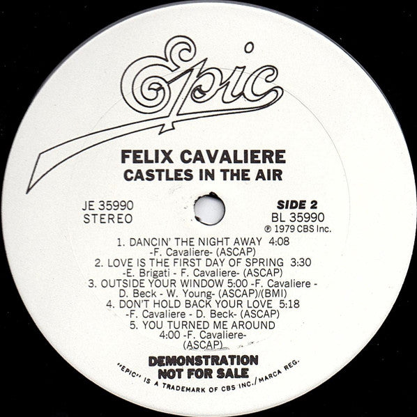 Cavaliere, Felix - Castles In The Air (VG+) (Vinyl LP)