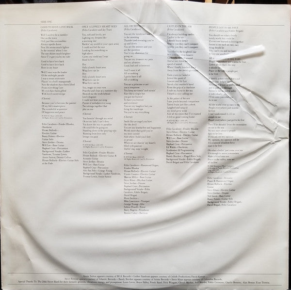 Cavaliere, Felix - Castles In The Air (VG+) (Vinyl LP)