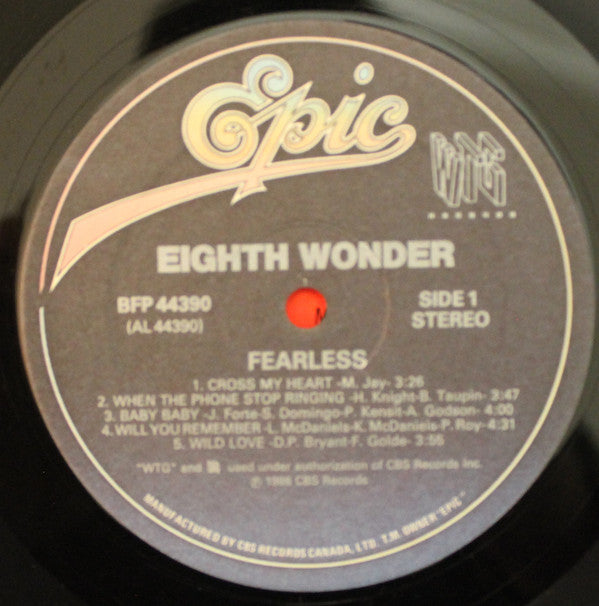 Eighth Wonder - Fearless (VG+) (Vinyl LP)