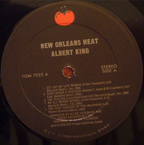 King, Albert - New Orleans Heat (VG+) (Vinyl LP)