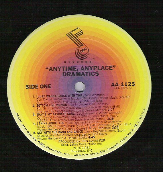 Dramatics - Any Time Any Place (M) (Vinyl LP)