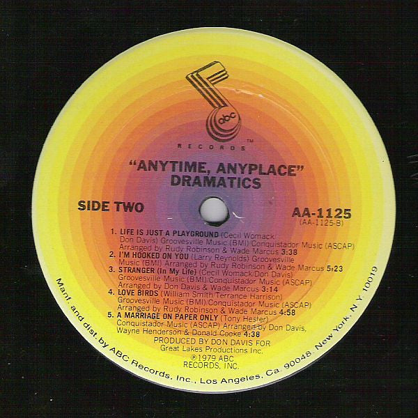 Dramatics - Any Time Any Place (M) (Vinyl LP)