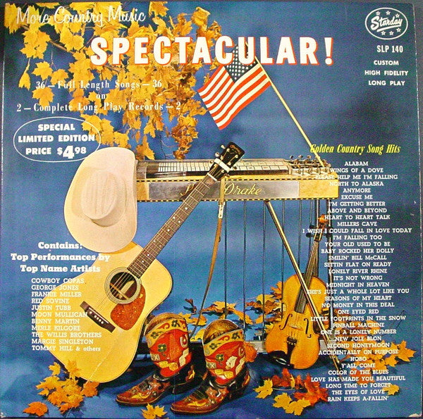 Various - More Country Music Spectacular (G+) (Vinyl LP)