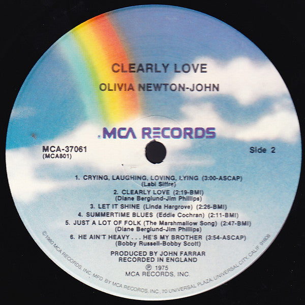 Newton-John, Olivia - Clearly Love (VG+) (Vinyl LP)