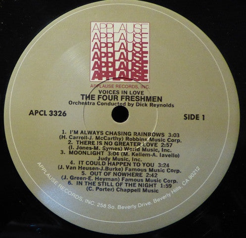 Four Freshmen - Voices In Love (VG+) (Vinyl LP)
