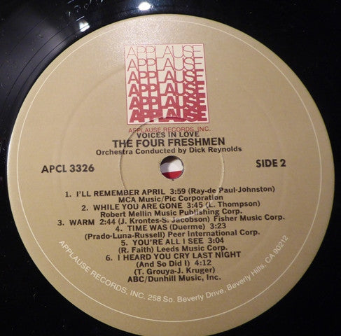 Four Freshmen - Voices In Love (VG+) (Vinyl LP)