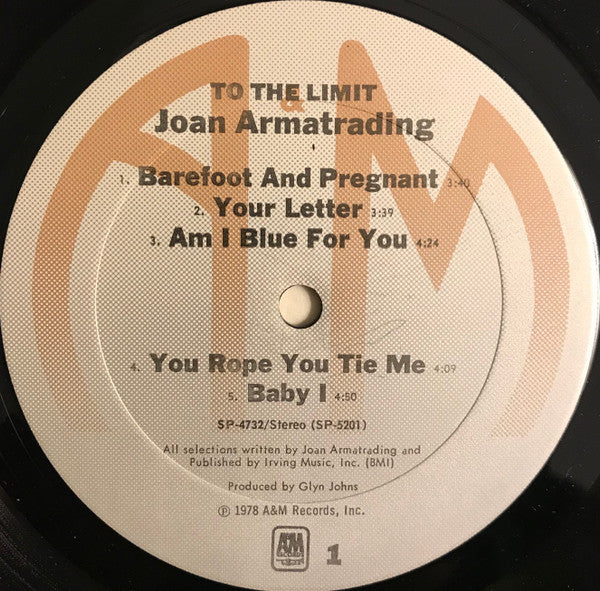 Armatrading, Joan - To The Limit (VG) (Vinyl LP)