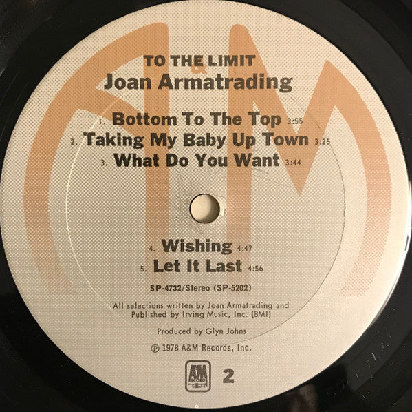 Armatrading, Joan - To The Limit (VG) (Vinyl LP)