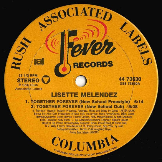 Melendez, Lisette - Together Forever (VG) (Vinyl LP)