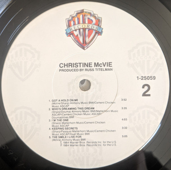 McVie, Christine - Christine McVie (Vinyl, VG) (Vinyl LP)