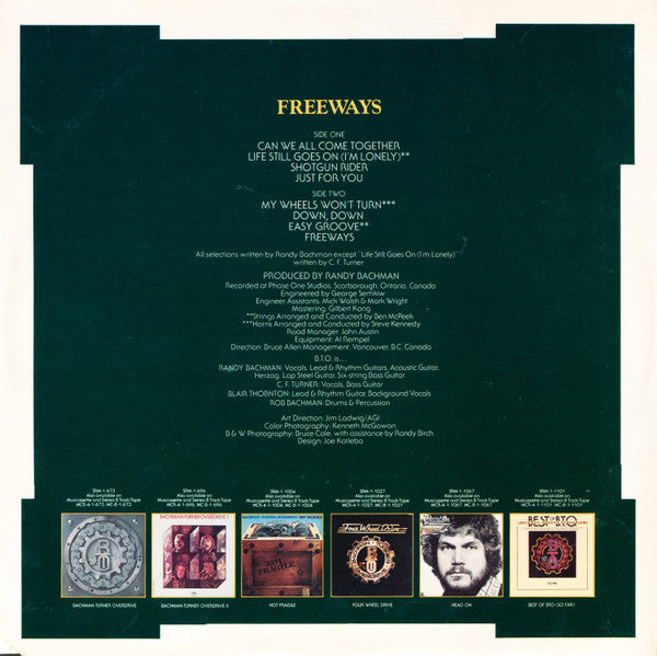 Bachman-Turner Overdrive - Freeways (NM or M-) (Vinyl LP)