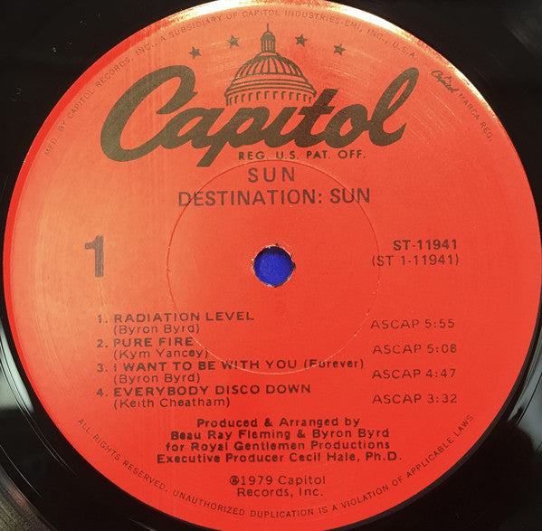 Sun - Destination: Sun (VG) (Vinyl LP)