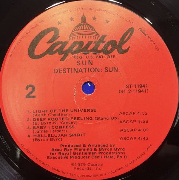 Sun - Destination: Sun (VG) (Vinyl LP)