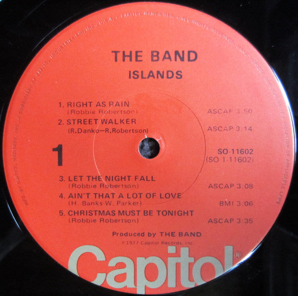 Band - Islands (Vinyl, VG+) (Vinyl LP)