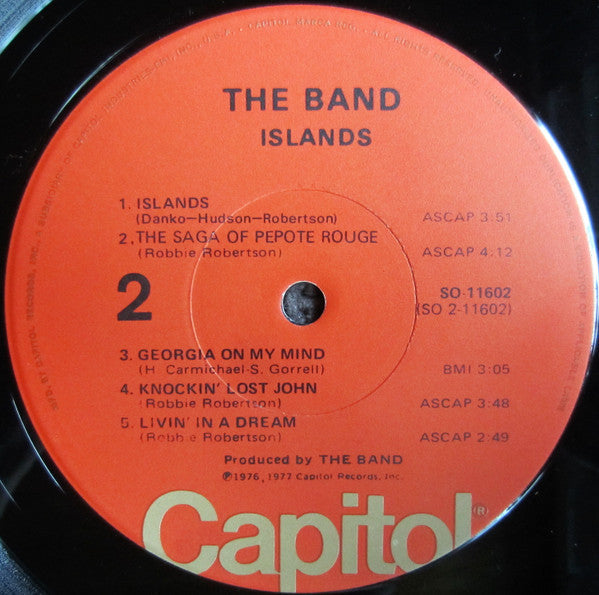 Band - Islands (Vinyl, VG+) (Vinyl LP)