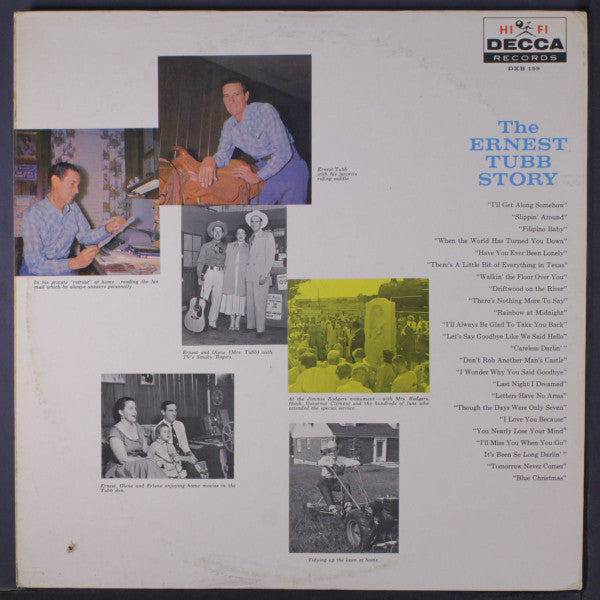 Tubb, Ernest And His Texas Troubadours - The Ernest Tubb Story (Vinyl, VG+) (Vinyl LP)