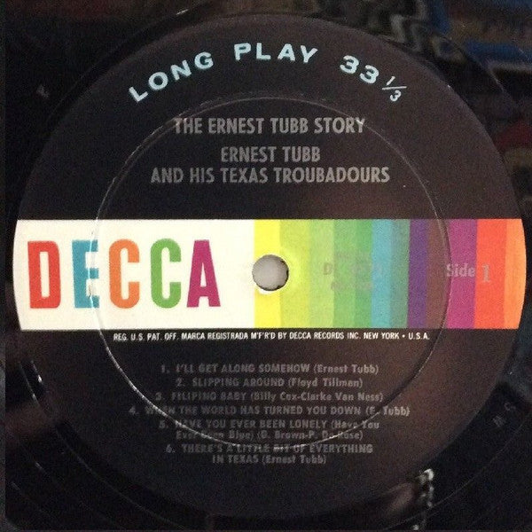 Tubb, Ernest And His Texas Troubadours - The Ernest Tubb Story (Vinyl, VG+) (Vinyl LP)