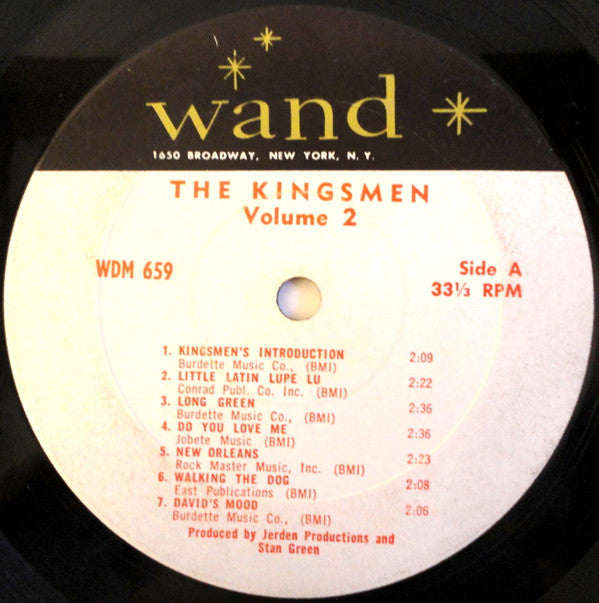 Kingsmen - Volume II (G+) (Vinyl LP)