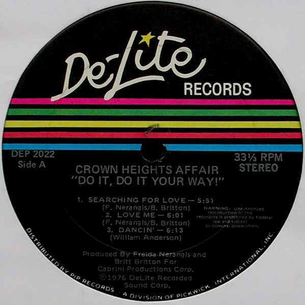 Crown Heights Affair - Do It Your Way (VG) (Vinyl LP)
