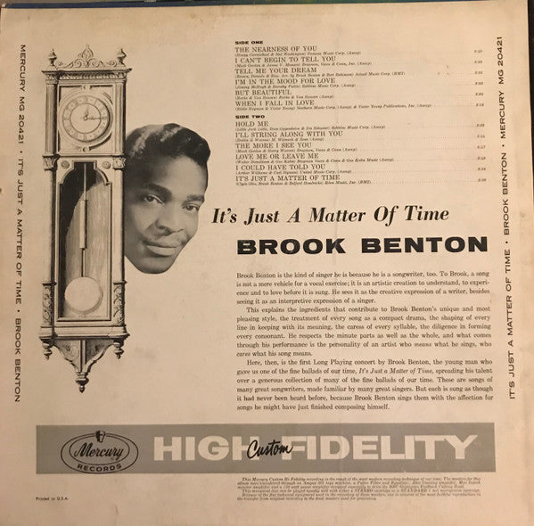 Benton, Brook - It's Just A Matter Of Time (VG) (Vinyl LP)