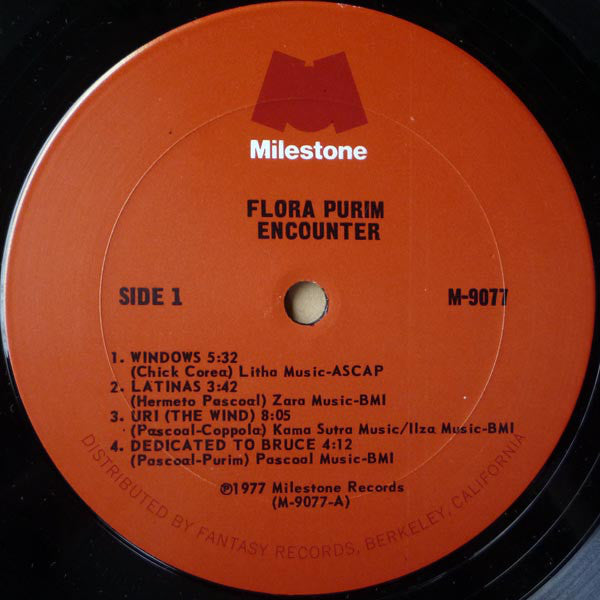 Purim, Flora - Encounter (VG+) (Vinyl LP)
