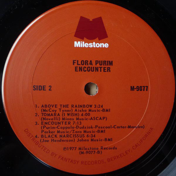 Purim, Flora - Encounter (VG+) (Vinyl LP)