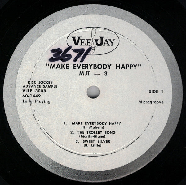 MJT+3 - Make Everybody Happy (Vinyl, VG+) (Vinyl LP)