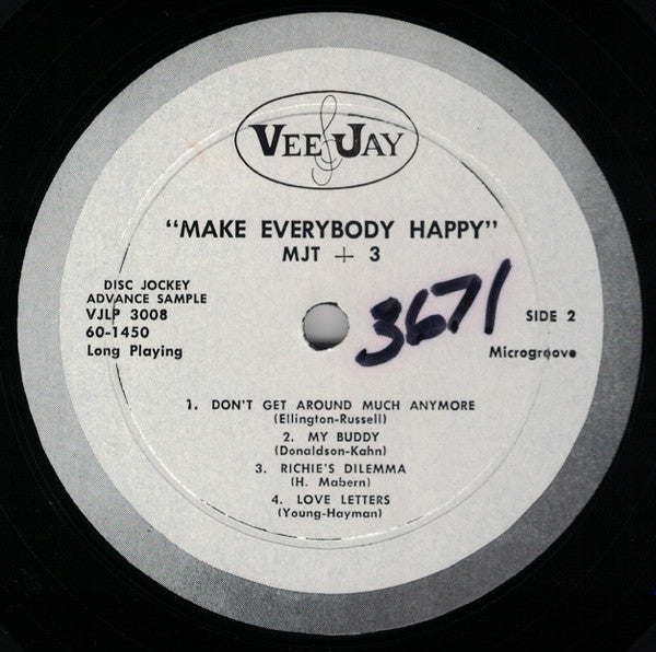 MJT+3 - Make Everybody Happy (Vinyl, VG+) (Vinyl LP)