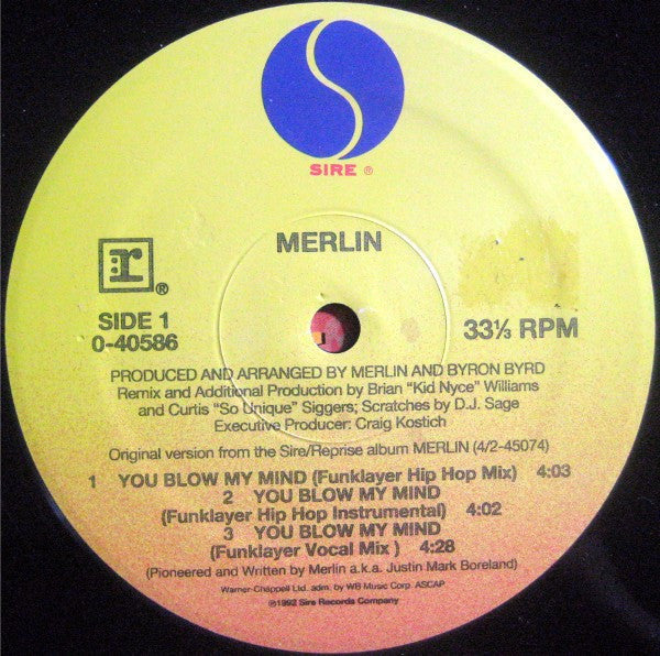 Merlin - You Blow My Mind (NM or M-) (Vinyl LP)
