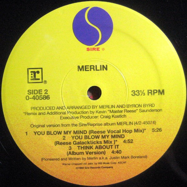 Merlin - You Blow My Mind (NM or M-) (Vinyl LP)