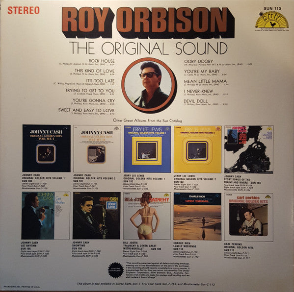 Orbison, Roy - The Original Sound (Vinyl, VG) (Vinyl LP)