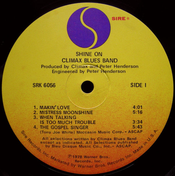 Climax Blues Band - Shine On (VG+) (Vinyl LP)