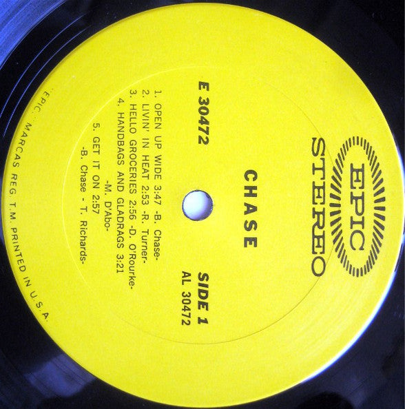 Chase  - Chase (VG+) (Vinyl LP)