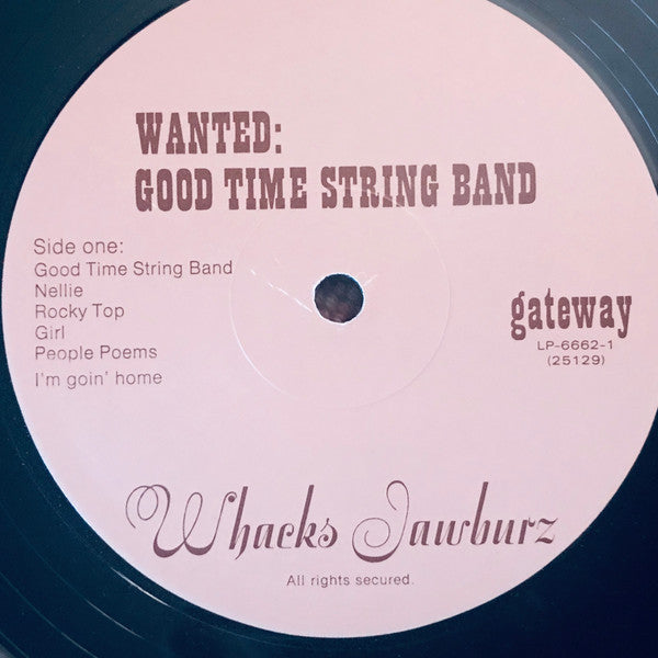 Gateway  - Wanted: Good Time String Band (Vinyl, VG) (Vinyl LP)