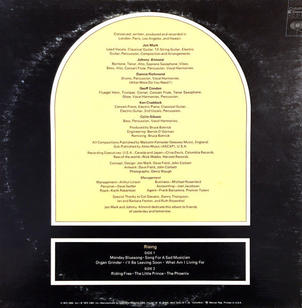 Mark-Almond - Rising (VG+) (Vinyl LP)