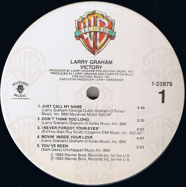 Graham, Larry - Victory (NM or M-) (Vinyl LP)