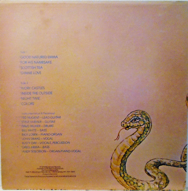 Nugent, Ted And The Amboy Dukes - Ted Nugent And The Amboy Dukes (VG+) (Vinyl LP)