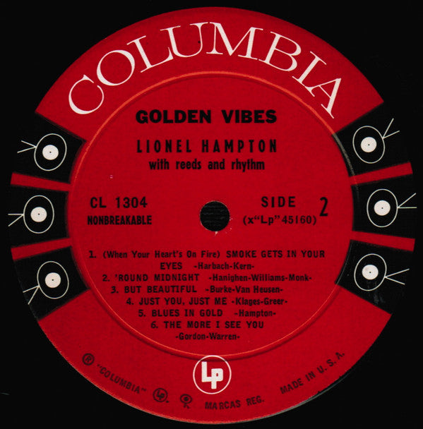 Hampton , Lionel - Golden Vibes (Vinyl, VG+) (Vinyl LP)