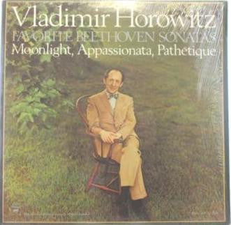 Horowitz, Beethoven - Favorite Beethoven Sonatas (Vinyl, VG+) (Vinyl LP)