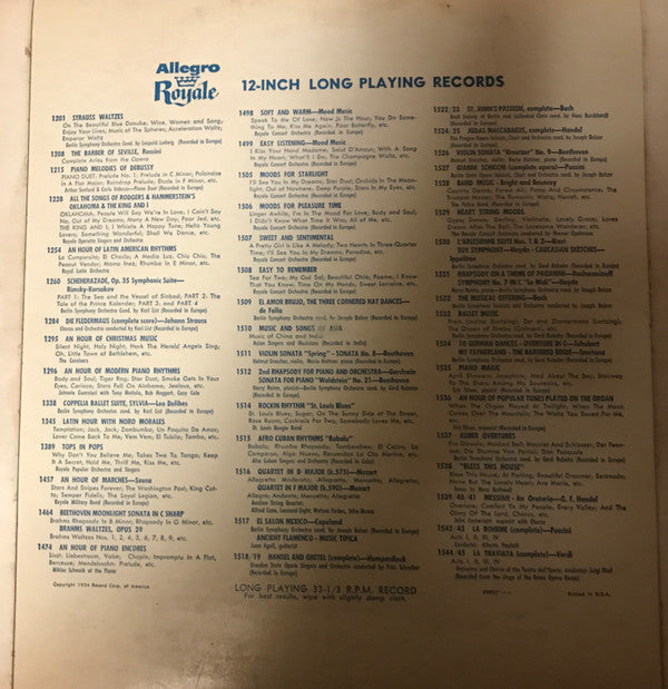 Griffin, Ken  - Ken Griffin At The Organ (VG) (Vinyl LP)