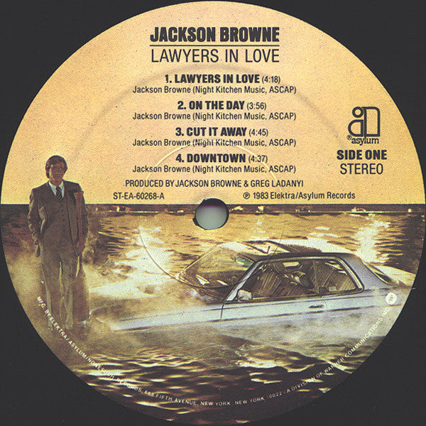 Browne, Jackson - Lawyers In Love (Vinyl, VG+) (Vinyl LP)